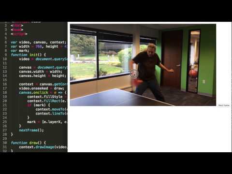 Demo of HTML5 rotoscoping tool